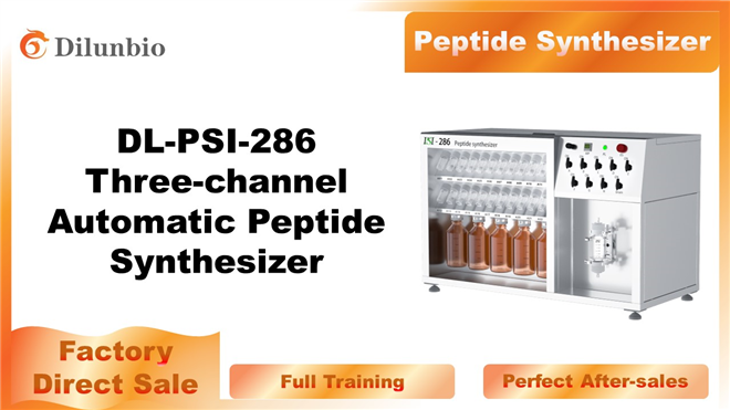 Three-channel Automatic Peptide Synthesizer