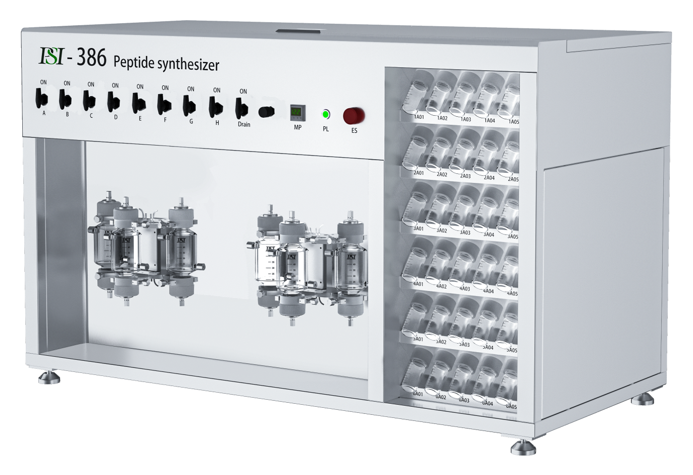 Six-channel Peptide Synthesizer